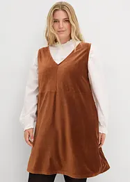 Latzkleid aus Jerseycord, bonprix
