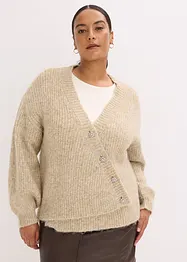 Gilet doux en grosse maille de laine mélangée, bonprix