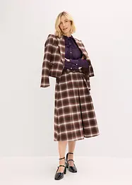 Chiffonbluse mit abnehmbarer Schluppe, bonprix