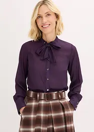 Chiffonbluse mit abnehmbarer Schluppe, bonprix