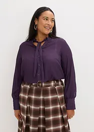 Chiffonbluse mit abnehmbarer Schluppe, bonprix