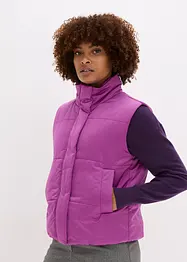 Steppweste mit leichtem Glanz, bonprix