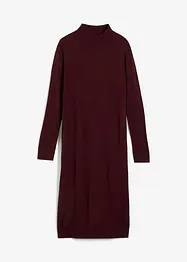 Robe en maille à col montant, bonprix