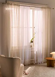 Voilage texturé, différentes tailles (1 pce), bonprix