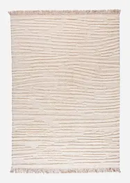 Tapis kilim à relief et franges, bonprix