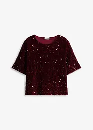 T-shirt à sequins, bonprix