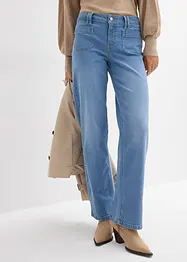 Jean droit taille mi-haute, bonprix