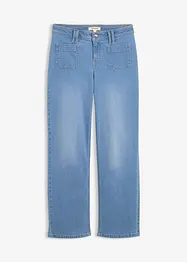 Jean droit taille mi-haute, bonprix