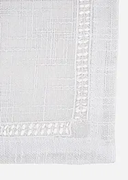 Lot de 2 sets de table avec broderies anglaises, bonprix