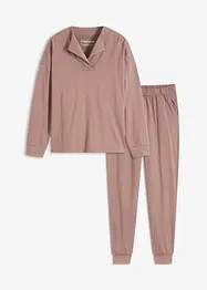 Loungewear Hausanzug aus weicher Baumwolle, oversized, bonprix