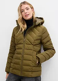 Veste matelassée légère avec capuche amovible, bonprix
