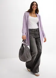 Gilet long en maille, bonprix