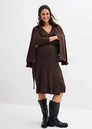 Superweiches Umstands- und Stillstrickkleid mit 3/4 Ärmeln, bonprix
