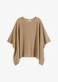 Poncho court en laine, bonprix