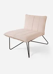 Fauteuil à piétement en métal, bonprix