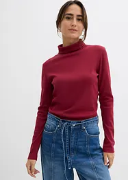 Rollkragenshirt aus reiner Baumwolle, bonprix