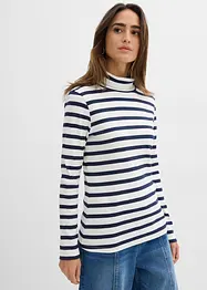 T-shirt col roulé 100% coton, bonprix