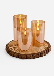 LED-Objekt mit LED Kerzen (3-tlg. Set), bonprix