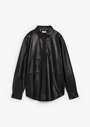 Chemise en cuir d’agneau nappa, bonprix