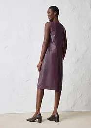 Robe en cuir d’agneau nappa, bonprix