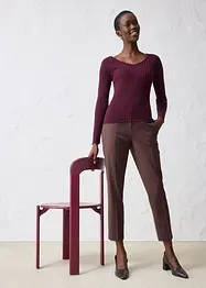 Pull en fine maille de laine mérinos, bonprix
