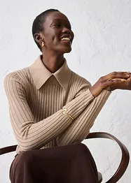 Pull en fine laine mérinos, bonprix