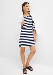 Vokuhila-Kleid aus schwerer reiner Baumwolle, bonprix