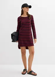 Vokuhila-Kleid aus schwerer reiner Baumwolle, bonprix