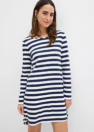 Vokuhila-Kleid aus schwerer reiner Baumwolle, bonprix