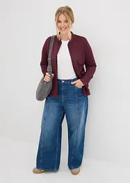 Sweat zippé en néoprène, bonprix