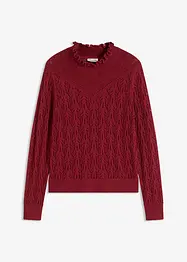 Ajour-Pullover aus Baumwolle, bonprix