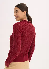 Ajour-Pullover aus Baumwolle, bonprix