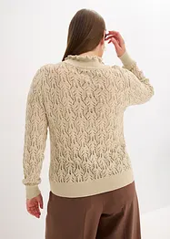 Ajour-Pullover aus Baumwolle, bonprix