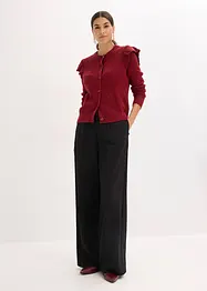 Ajour-Strickjacke aus Baumwolle, bonprix