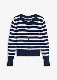 Gilet en fine maille rayée, bonprix