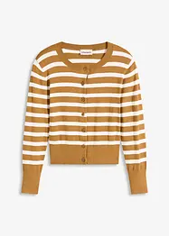 Gilet en fine maille rayée, bonprix