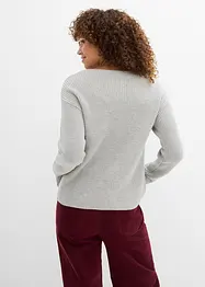 Gilet en maille à nœuds, bonprix