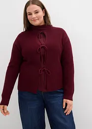 Strickjacke mit Schleifen-Detail, bonprix