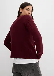 Gilet en maille à nœuds, bonprix