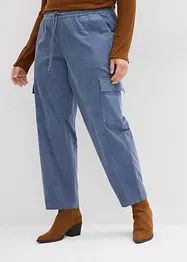 Pantalon barrel en velours côtelé, bonprix