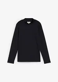 Langarmshirt mit Stehkragen mit recyceltem Polyamid, bonprix