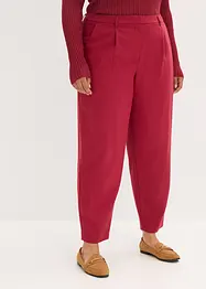 Pantalon en toile coupe barrel, bonprix