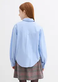 Oversize-Bluse aus reiner Baumwolle, bonprix