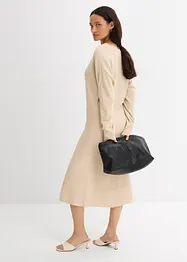 Midi Strickkleid aus Viskose-Mix, bonprix