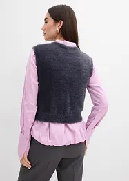 Gilet sans manches en maille poilue, viscose majoritaire, bonprix