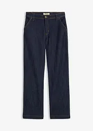 Wide-Leg-Jeans Mid Waist, bonprix