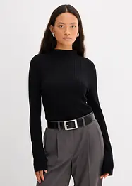 Rippshirt aus Viskose-Mix, bonprix