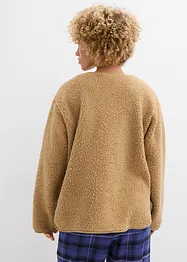 Teddy-Fleece Jacke, bonprix