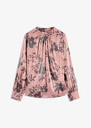 Blouse en satin de viscose mélangée, bonprix