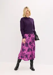 Pull en fine maille de viscose mélangée, bonprix